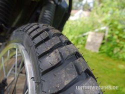 HEIDENAU K60 Scout Enduro Reifen auf BMW R100GS PD