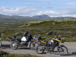 Bukkerittet 2011 Motorrad Treffen in norwegischen Bergen