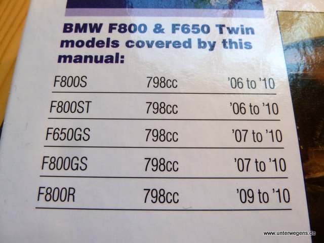 Haynes manual bmw f800 #2