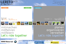 Web: lerito.de – Let´s ride together Die meisten von uns Bikern verbinden sich über ein Forum, die lokale Ausfahrtgruppe oder den Motorrad Club. Gemeinsam auszufahren und Motorrad-Events zu besuchen ist dabei eine der größten Freuden. LERITO...