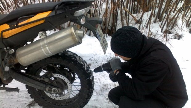 Motorrad Im Winter Drau En spikes auf f800gs im winter erste versuche unterwegens de Motorrad Im Winter Drau En spikes auf f800gs im winter erste versuche unterwegens de